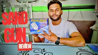 Sand Blasting Gun Honest Review With Demo | Frosted Gun | Glass Etching Work | Beelight