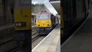 DB Cargo 67021 Private Charter Arriving at Chertsey