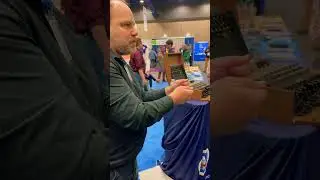 Enigma Machine Demo at the NSA Booth of JMM 2025