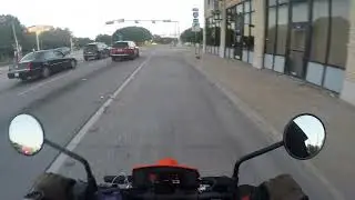 KTM 390 SMCR SMC R SUPERMOTO 1st Wheelie in stunt ride
