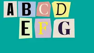 Colourful ABC Song for Kids - Learn how to write & remember ABC for toddlers with tick cartoon
