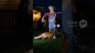 Animal Battle: Animated Halloween Decorations🧟&zwj;♂️#funny #ai #aistory #aivideo #popular #shortsfeed