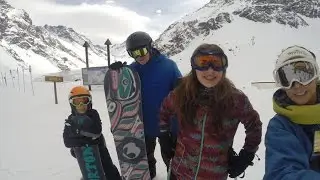 Neve em Fam&iacute;lia -  Ski Portillo, Chile