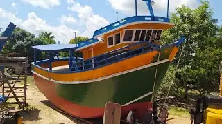 mais uma embarcação pra pesca de Atum saindo do estaleiro em bacuriteua Bragança pa