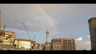 Rainbow in makkah on Eid day | Arabia exploration #2