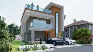 VILLA DUPLEX 5 PIECES HAUT STANDING SUR 300 m2 / ARCHITECTURE ANIMATION LUMION