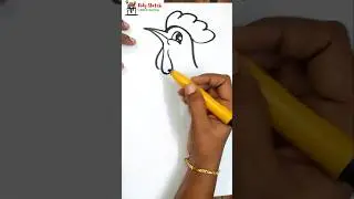 How To Draw Cartoon Rooster