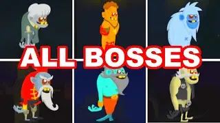 Zombie Catchers - All Bosses | Beating ALL BOSSES