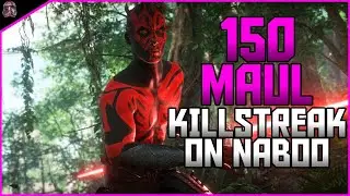 Star Wars Battlefront II 150 Darth Maul Killstreak (Naboo - Galactic Assault)