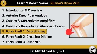 Learn 2 Rehab Runner's Knee Series: Form Fault 1 Overstriding