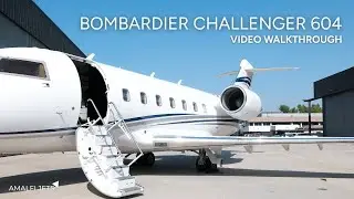 Видеотур по Bombardier Challenger 604 | Amalfi Jets