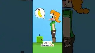 Banana 🍌 - Alex Gets Hungry! #EpicMemeQuest #animation