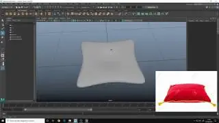 Maya 2019 Tutorial | Modeling and UV map a pillow without nCloth