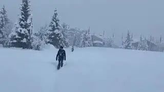France: Heavy snowfalls in Val d'Is&egrave;re, Savoie region