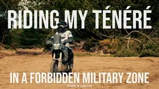 Еду на своем T&eacute;n&eacute;r&eacute; в запрещенной военной зоне.