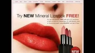 FREE - e.l.f Mineral Lipstick!