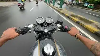GT 650 Rain Ride 🌧️ | Red Rooster Exhaust Brutal Sound 🔥