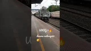WAG 7 full speed crossing #youtube short #viral short