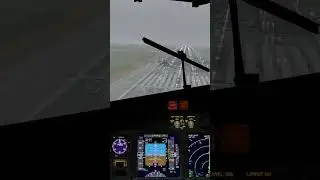 Storm Amy Landing Attempt *Unstable* - Boeing 737 Landing at Manchester - X-Plane 12