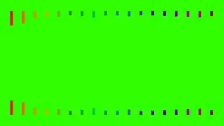 Audio visualization green screen