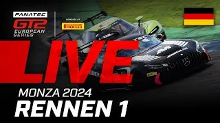 LIVE | Rennen 1 | Monza | 2024 Fanatec GT2 Europe (Deutsche)