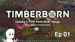 Who you gonna call? Pink Paws! It's water beaver overhaul busters! Timberborn Update 5