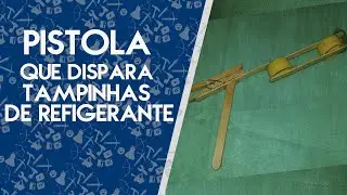 Como fazer uma pistola que dispara tampinhas de refrigerante