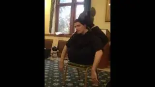 David Darwin feet behind his head
