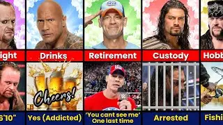 WWE Comparison : The Rock vs John Cena vs Undertaker vs Roman Reigns
