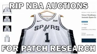 Modern Patch Research...Just Got Tougher. But I Like the Sotheby's/NBA Game-Worn Partnership!