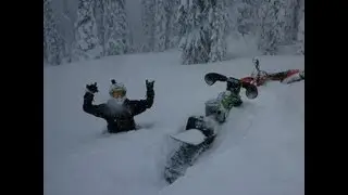 Deep Powder on the Timbersled SX 121