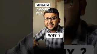 Why MINIMUM AMOUNT DUE on credit cards ? #shorts #creditcard #bank
