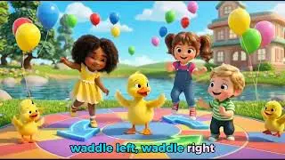 &lrm;Little Duck Dance 🦆 | Action Nursery Rhyme for Kids | Waddle & Quack Song