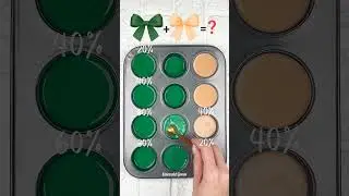 &ldquo;Luxury Green & Gold Color Palette | 4 Stunning Shades from Two Colors&rdquo; #colormix #colorpalette