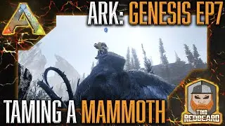 GETTING FUR ARMOUR AND TAMING A MAMMOTH! - Ark: Genesis Let's Play Part 7