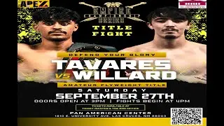 FULL FIGHT:  Chris Tavares vs Brendan Willard  - Defend Your Glory
