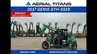 🔥2017 Genie GTH-5519 Telehandler | 5.5K Lift &bull; 19&rsquo; Reach &bull; Compact Power🔥