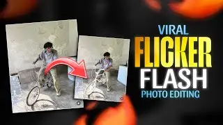 FLICKER FLASH INSTAGRAM POST UPLOADING TUTORIAL | TRENDING PHOTO EDITING | AESTHETIC PHOTO EDITING