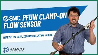 SMC PFUW Clamp-On Flow Sensor Demo | No Plumbing, No Downtime