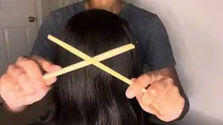 ASMR First Scalp Check | No Talking | Brushing, Combing, Tweezing, Chopsticks -scratching sounds
