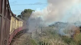 Deltic 55019 MEGA CLAG!  (4K)