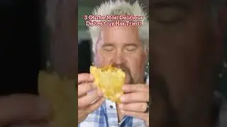 3 of the most delicious dishes Guy has tried on triple D! 🧨 #shorts #dinersdriveinsanddives