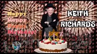 KEITH RICHARDS - HAPPY BIRTHDAY 2025