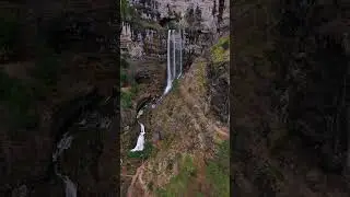 Rio Mundo🇪🇸 #drone #travel #nature #waterfall #cascada #spain #espa&ntilde;a #spaintravel #parati #fyp