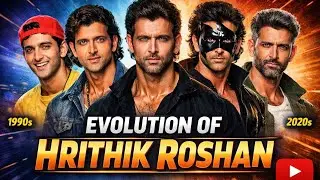 Evolution of Hrithik Roshan ❤&zwj;🔥#hrithikroshan #bollywood 