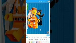 Making THE LEGO MOVIE poster (2014)