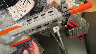 Распаковка пенопластовых бластеров HAKPNEW для Nerf Guns, снайперской винтовки с сошками