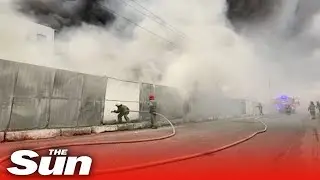 Devastation in Kyiv suburb as Russian troops advance on capital