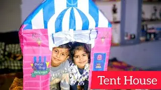 Surprise Toy Tent House Unboxing with Kids! 🎁✨ | Pari And Lavish Show 😍| Kids Vlog | Family vlog