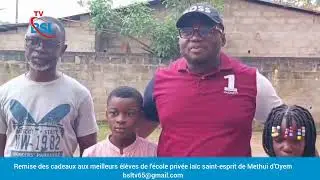 Remise des cadeaux aux meilleurs élèves de l'école privée laïc saint-esprit de Methui d'Oyem 